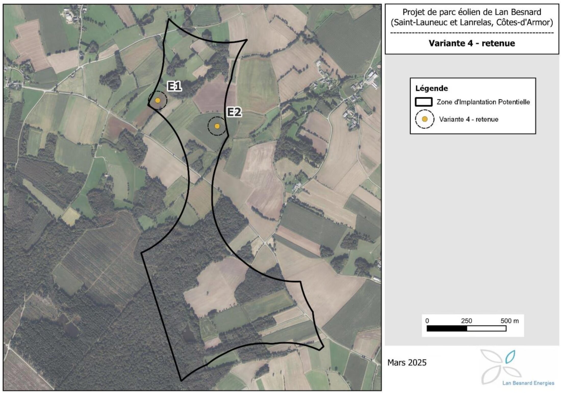 carte eolien lan besnard